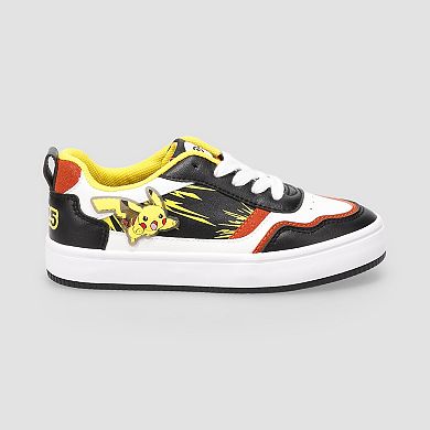 Pokemon Pikachu Court Little Kid Boys Lace-Up Sneakers
