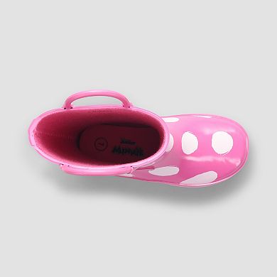 Disney's Minnie Mouse Toddler Girls Handle Rain Boots