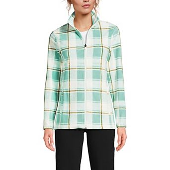 Women's Lands' End Anyweather Fleece Full Zip Print Jacket