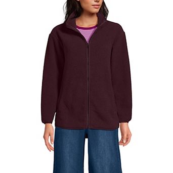 Women's Lands' End Half Zip Cozy Sherpa Fleece Pullover
