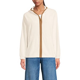 Women's Lands' End Anyweather RainDefense Full Zip Fleece Jacket
