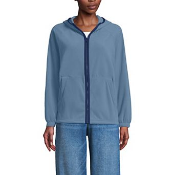 Women's Lands' End Anyweather RainDefense Full Zip Fleece Jacket