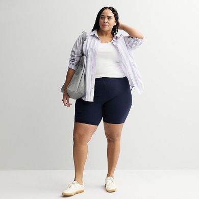 Plus Size Sonoma Goods For Life® Bike Shorts