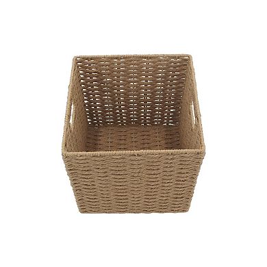 Sonoma Goods For Life® Cove Paper Woven Cube Storage Baskets 2-pc. Set