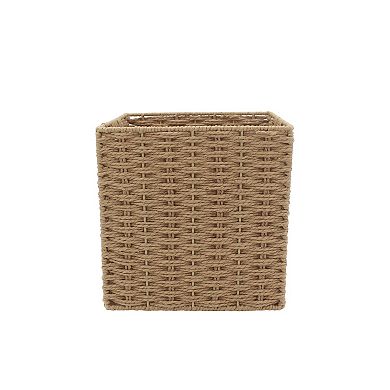 Sonoma Goods For Life® Cove Paper Woven Cube Storage Baskets 2-pc. Set
