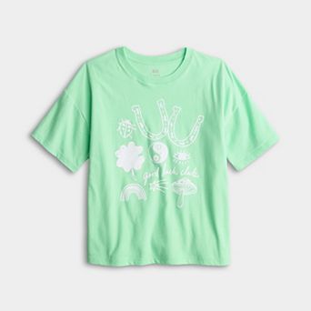 Girls 7-20 SO® Boxy Graphic Tee in Regular & Plus Size
