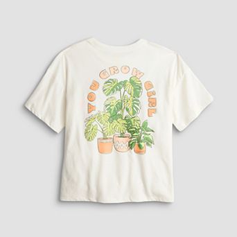 Girls 7-20 SO® Oversized Boxy Graphic Tee in Regular & Plus Size