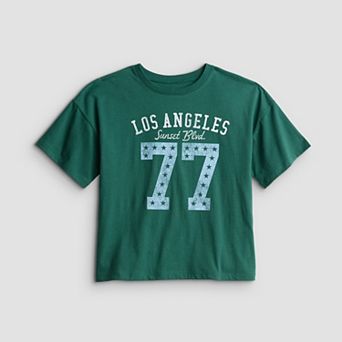 Girls 7-20 SO® Oversized Boxy Graphic Tee in Regular & Plus Size