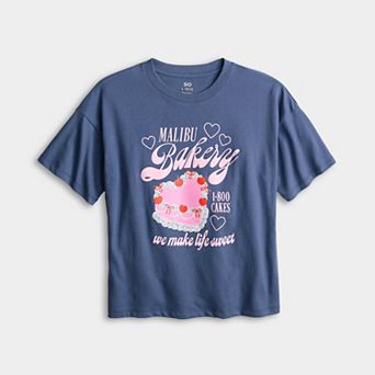 Girls 7-20 SO® Boxy Graphic Tee in Regular & Plus Size