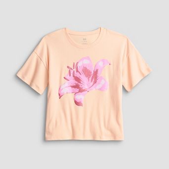 Girls 7-20 SO® Oversized Boxy Graphic Tee in Regular & Plus Size