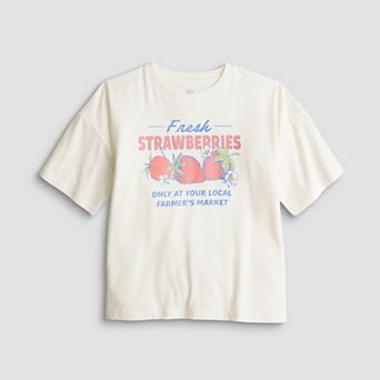 Girls 7-20 SO® Oversized Boxy Graphic Tee in Regular & Plus Size