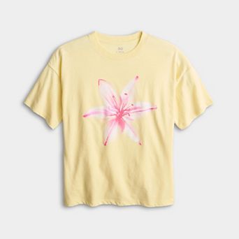 Girls 7-20 SO® Boxy Graphic Tee in Regular & Plus Size