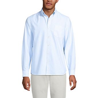 Men's Lands' End Long Sleeve Sail Rigger Oxford Shirt