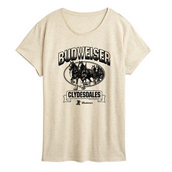 Women's Budweiser Clydesdales Christmas Graphic Tee