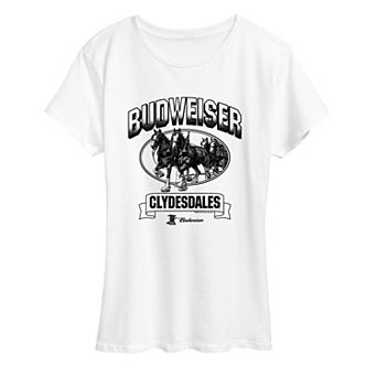 Women's Budweiser Clydesdales Christmas Graphic Tee