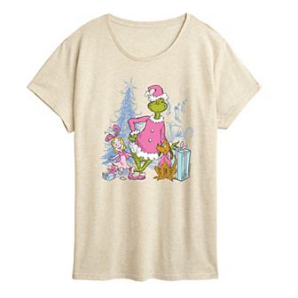 Women's The Grinch Max & Cindy Lou Who Christmas Graphic Tee