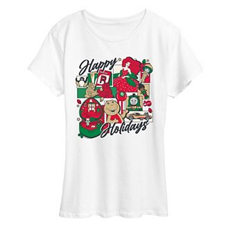 Women's Mattel Happy Holidays Christmas Graphic Tee