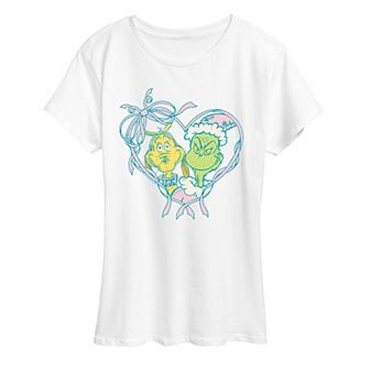 Women's Dr. Seuss The Grinch & Max Christmas Graphic Tee