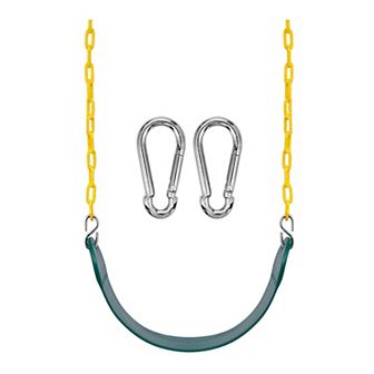 Sorbus 68" Chain Heavy Duty Swing Seat with Snap Hooks - Playground Swing Supports 220lb