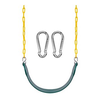 Sorbus 68" Chain Heavy Duty Swing Seat with Snap Hooks - Playground Swing Supports 220lb