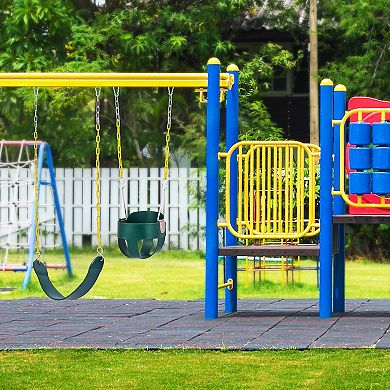 Sorbus High Back Bucket Seat with Heavy Duty Seat Combo Pack Toddler and Kids Seat for Swing Sets