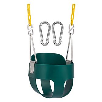 Sorbus High Back Bucket Swing for Infants and Toddlers, with Coated Chains - Ages 6 Months and Up