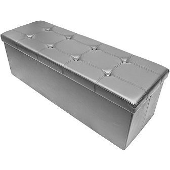 Sorbus 43 inch Faux Leather Storage Bench - for Bedroom, Coffee Table, Bed end, Footrest, Foot Stool
