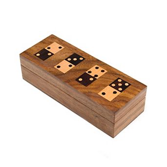 Domino Family Fun Wooden Game Set