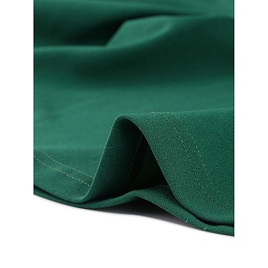 2 Packs Women's Elegant Cap Sleeve Solid Color Peplum Top