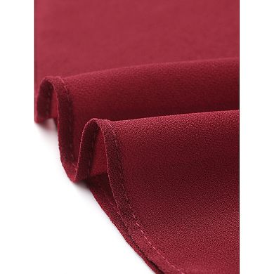 2 Packs Women's High Low Tops Scoop Neck Chiffon Blouse Asymmetrical Loose Shirt 3/4 Sleeve Tops