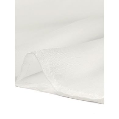 2 Packs Women's Mesh Sheer Tops Point Collar Long Sleeve Button Down Shirt