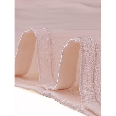 2 Packs Women's Elegant Sweetheart Neck Half Sleeve Office Work Satin Blouse Top