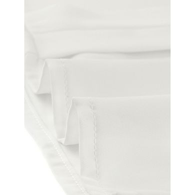 2 Packs Women's Sleeveless Pleated Front V Neck Work Office Blouses