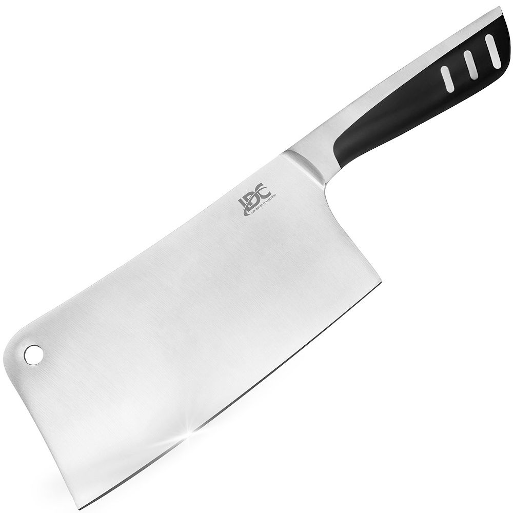 Lux Decor Collection 7 Inch Heave Duty Meat Cleaver Multipurpose