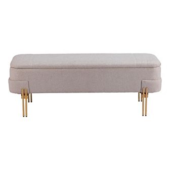 ZUO Lebreton Storage Bench