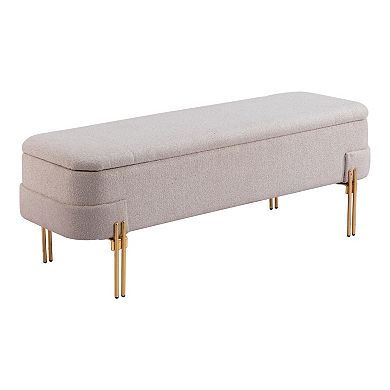 ZUO Lebreton Storage Bench