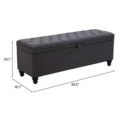 ZUO Halifax Storage Bench