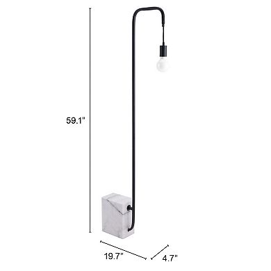 Lancia Floor Lamp Black