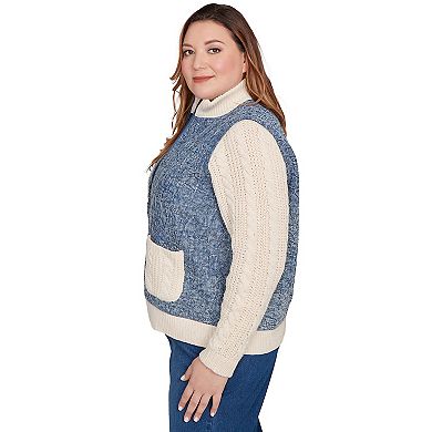 Plus Size Alfred Dunner Ribbed Quilted Jacket