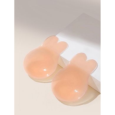 Women's Lift Up Nipple Covers Strapless Invisible Backless Silicone Sticky Reusable Adhesive Bras M