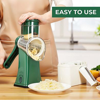 5 in 1 Multi-functional Cheese Grater Stainless Steel Blade Set for Slicing, Shredding