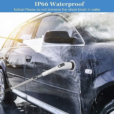 Electric Spin Scrubber Cordless Scrubber with Adjustable Extension Handle