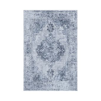 Garvee Vintage Floral Area Rug Machine Washable Stain Resistant for Home Decoration