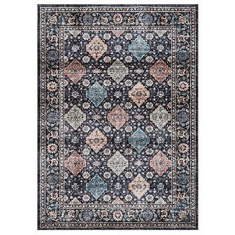 Garvee Machine Washable Vintage Area Rug Non Slip Stain Resistant Carpet for Living Room Bedroom