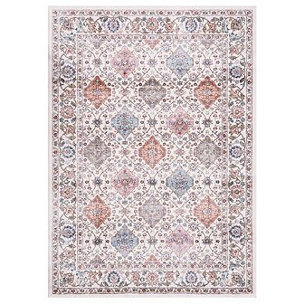 Garvee Machine Washable Vintage Area Rug Non Slip Stain Resistant Carpet for Living Room Bedroom