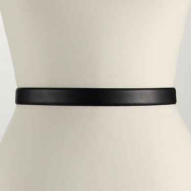 Women's Nine West Feather Edge Belt with PU Keeper & Metal Buckle