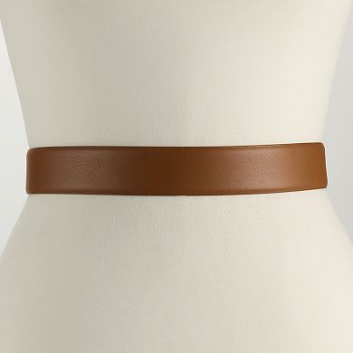 Women's Nine West Split Center Bar Buckle Belt