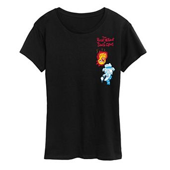Women's Disney's The Year Without A Santa Claus Heat Miser & Snow Miser Christmas Graphic Tee