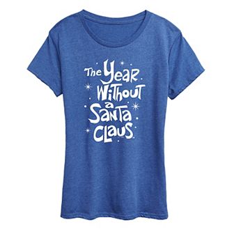 Women's Disney's The Year Without A Santa Claus Logo Christmas Graphic Tee