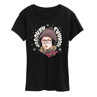 Women's A Christmas Story Oooh Fudge Short Sleeve Graphic Tee